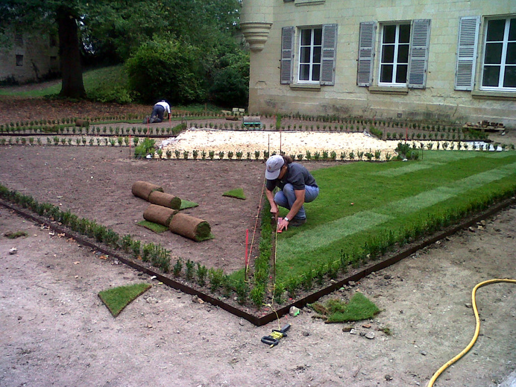 Creation de jardin à la française